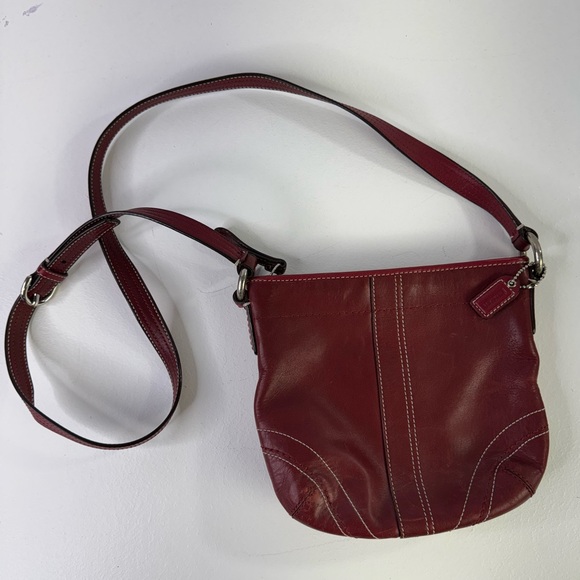 COACH Bonnie Red Leather Soho crossbody - Picture 2 of 8